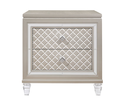 CROSS GLAM CHAMPAGNE NIGHTSTAND