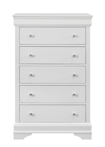 SHAKER CROCODILE METALLIC WHITE CHEST