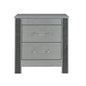 Lorenzo Silver Nightstand