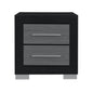 ELSA BLACK AND GREY NIGHTSTAND