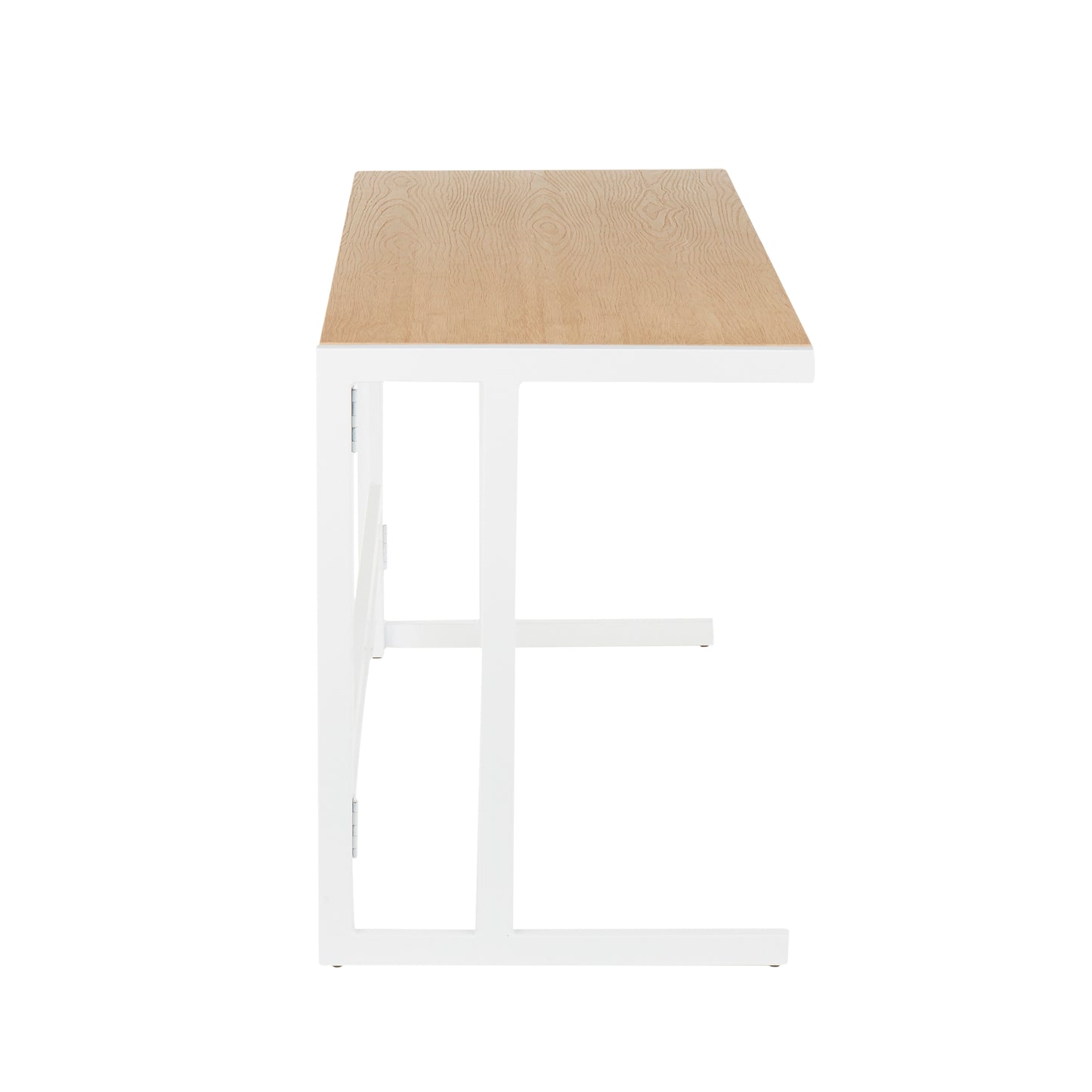 Roman Industrial Office Desk - Bamboo, Natural Finish