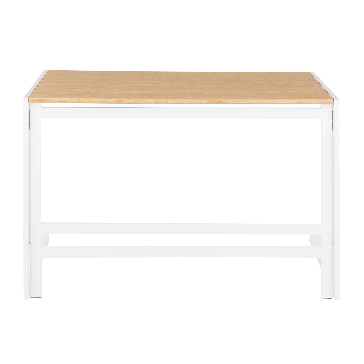 Roman Industrial Office Desk - Bamboo, Natural Finish