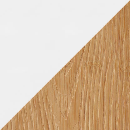 Natural Bamboo L-Shaped Office Desk - 22.25 x 67.25 Inches