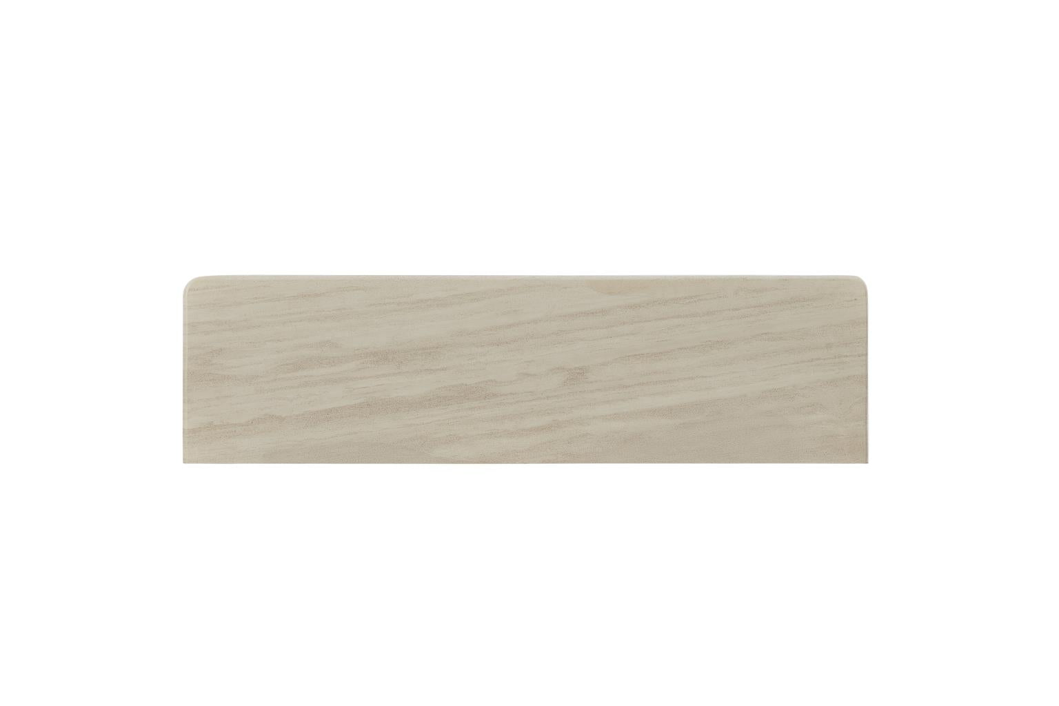6-Drawer Beige Wood Dresser with Rope Fronts - 66.5" W