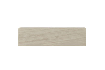 6-Drawer Beige Wood Dresser with Rope Fronts - 66.5" W