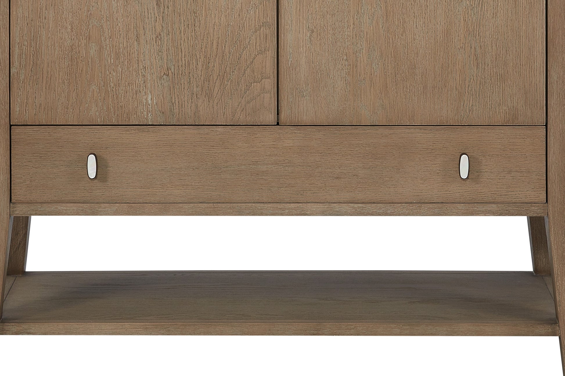 Beige Solid Wood Dresser - 48" Wide Storage Chest