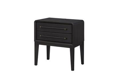 Small Nightstand - Peppercorn Finish | Solid Wood MDF