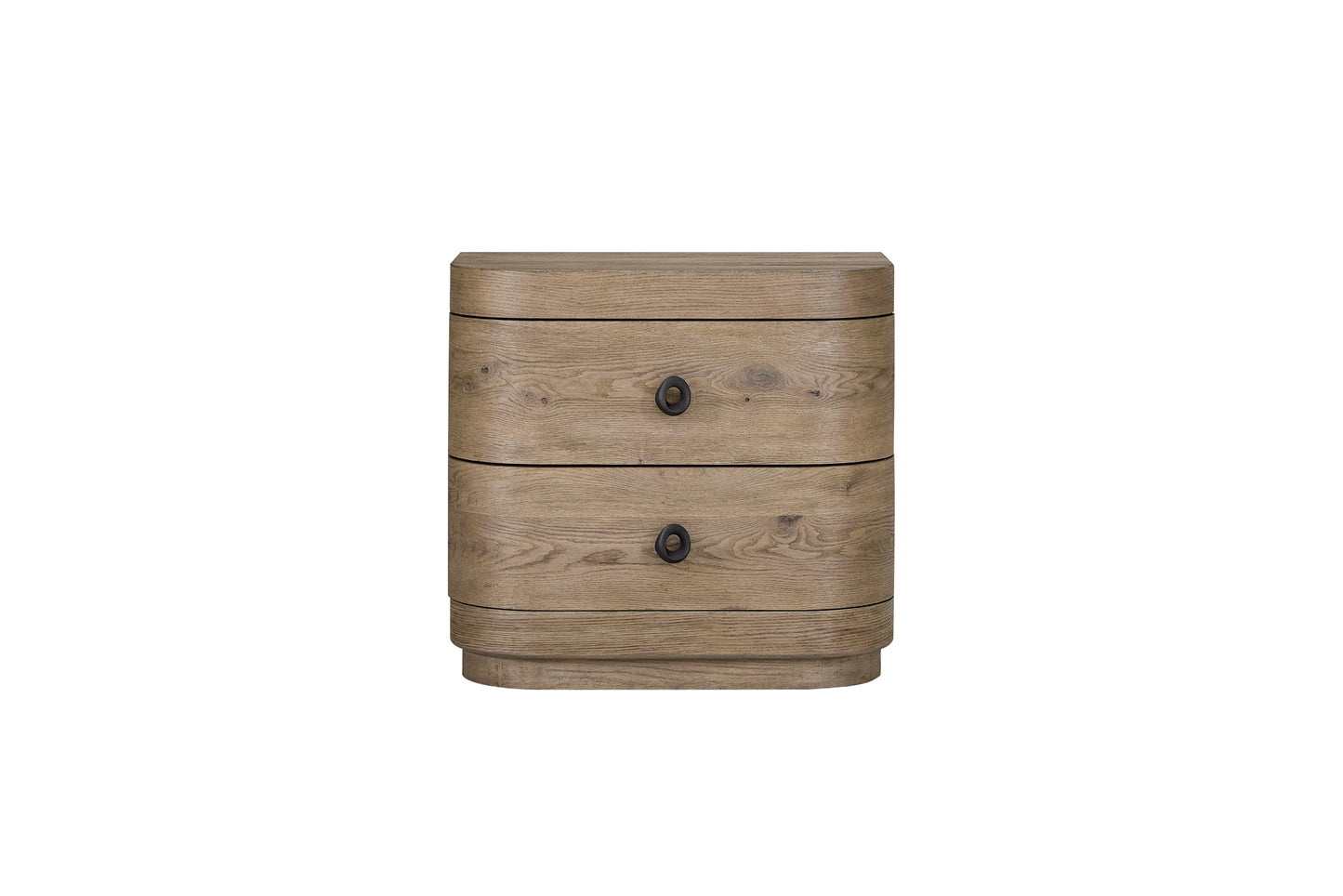 Large 2-Drawer Nightstand in English Knotty Oak