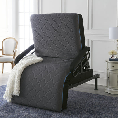 Twin Adjustable Sit to Stand Bed W/ Remote with Convenient Lift Twin