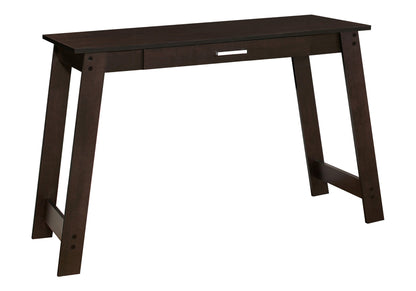 Computer Desk, Home Office, Laptop, Storage Drawers, Work, Brown Laminate, Contemporary, Modern