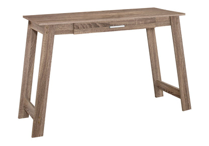Computer Desk, Home Office, Laptop, Storage Drawers, Work, Brown Laminate, Contemporary, Modern