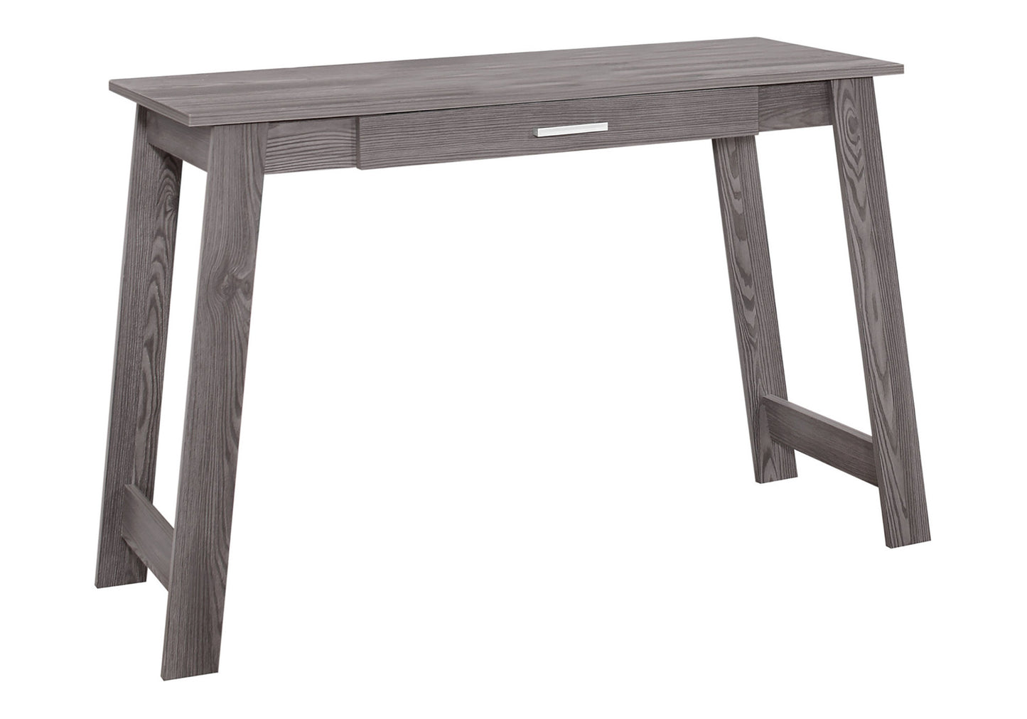 Computer Desk, Home Office, Laptop, Storage Drawers, Work, Grey Laminate, Contemporary, Modern
