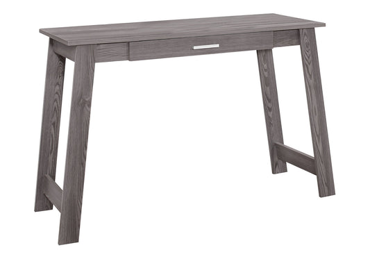 Computer Desk, Home Office, Laptop, Storage Drawers, Work, Grey Laminate, Contemporary, Modern