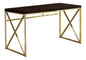 47 Inch Espresso Laptop Desk - Modern Office Table