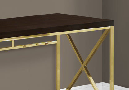 47 Inch Espresso Laptop Desk - Modern Office Table