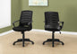 Office Chair, Adjustable Height, Swivel, Ergonomic, Armrests, Computer Desk, Work, Black Mesh, Black Metal, Contemporary, Modern