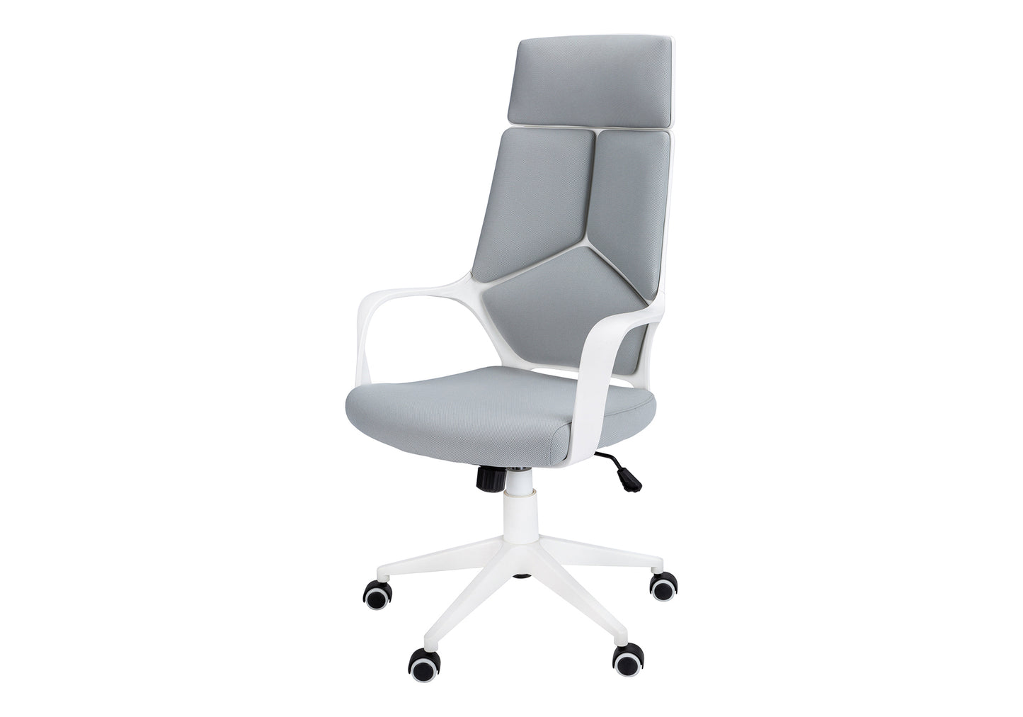 White Adjustable Office Chair - Ergonomic Work Chair
