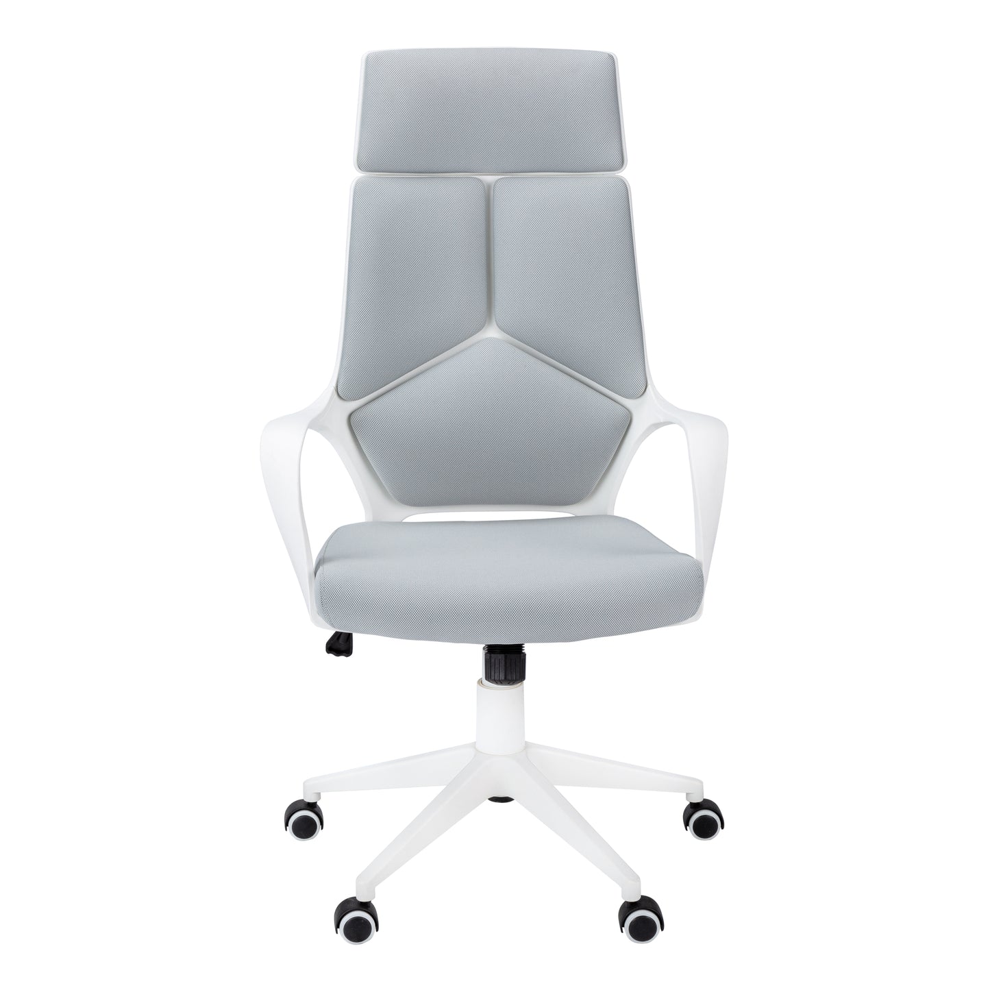 White Adjustable Office Chair - Ergonomic Work Chair
