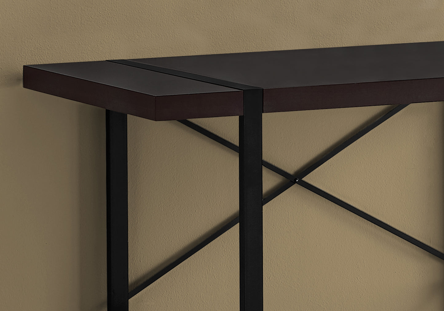 Espresso Particle Board Computer Desk - 49" L Workstation
