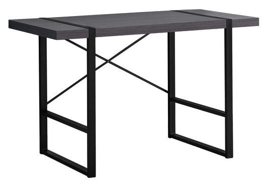 Grey Computer Desk - 48" L Home Office Laptop Workstation