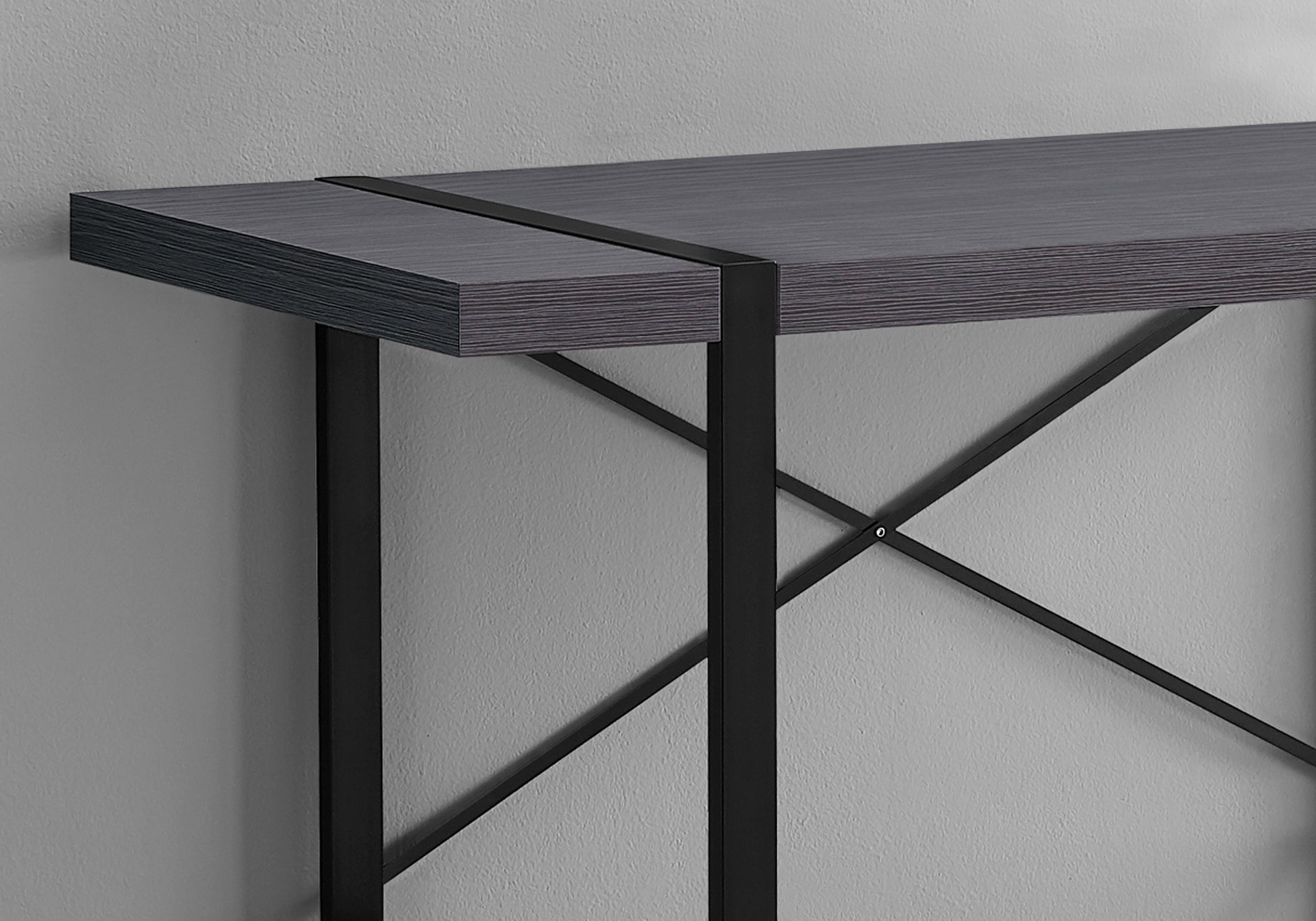 Grey Computer Desk - 48" L Home Office Laptop Workstation