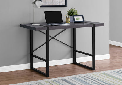 Grey Computer Desk - 48" L Home Office Laptop Workstation