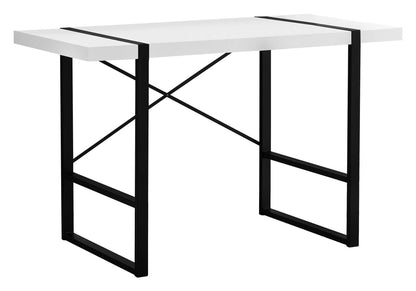 White Computer Desk - 48" L Workstation for Home Office