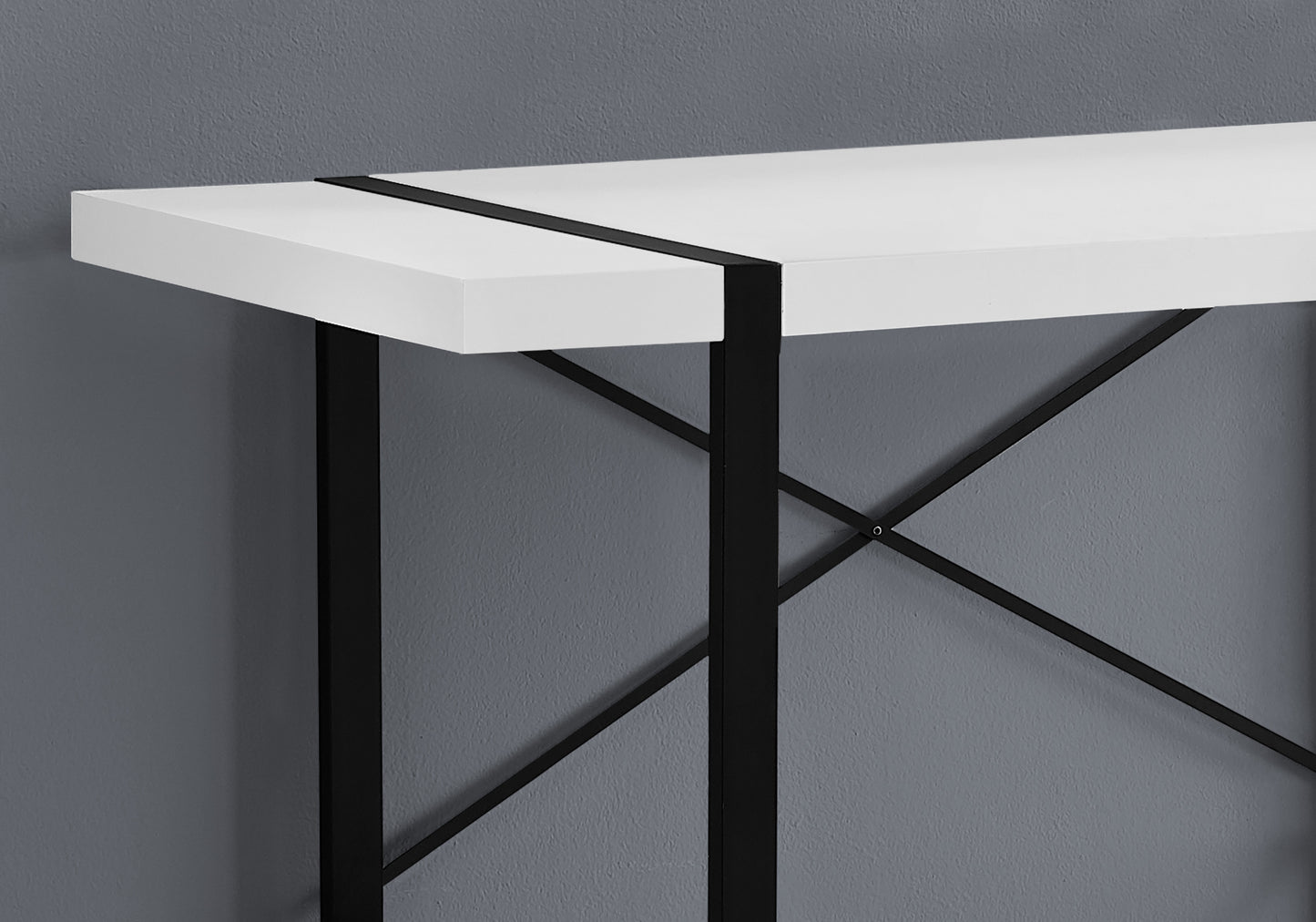 White Computer Desk - 48" L Workstation for Home Office