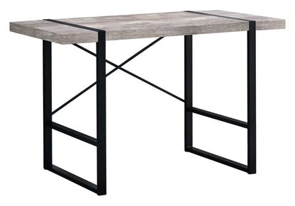 Taupe Particle Board Computer Desk - 48" Home Office Workstation