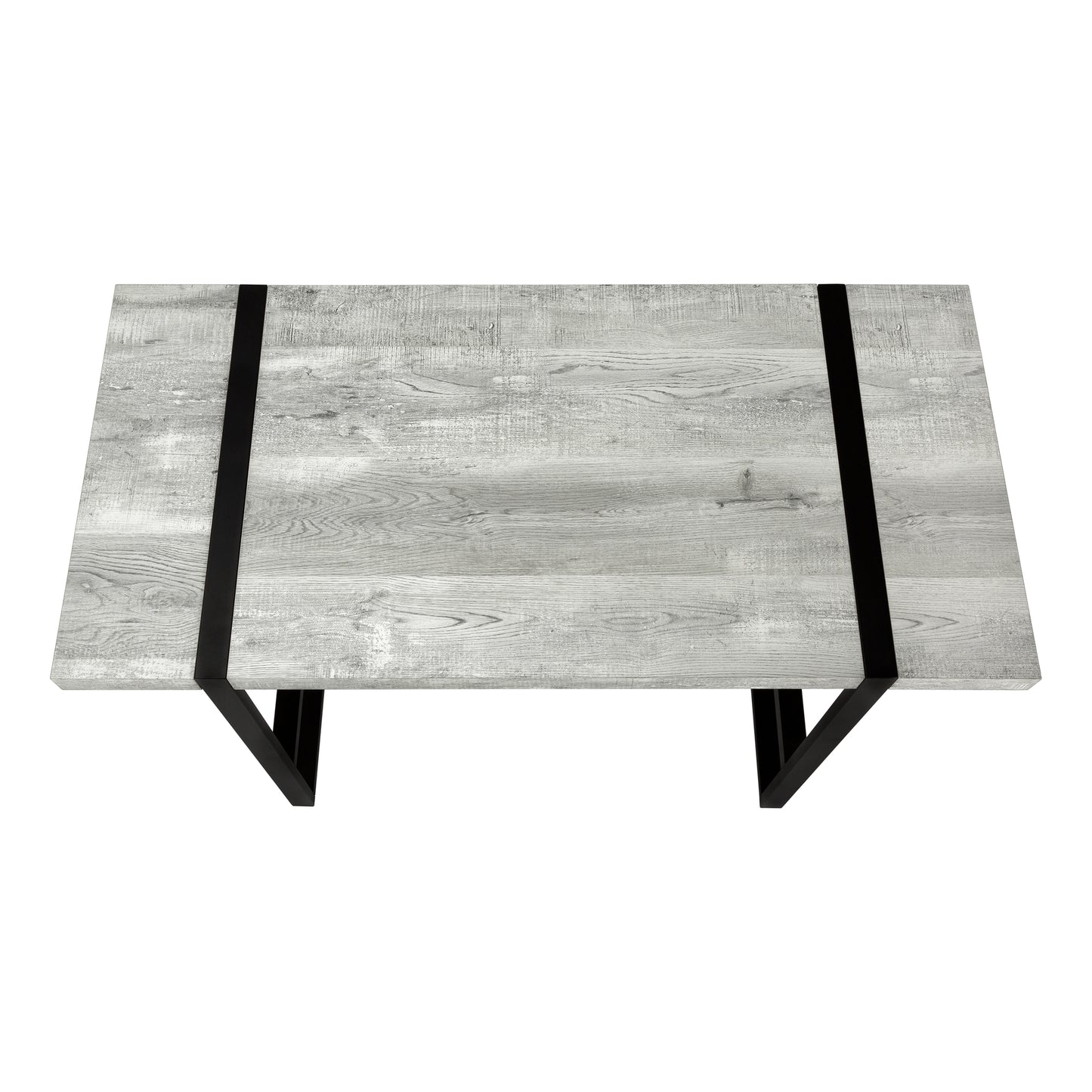 Grey Industrial Computer Desk - 49" L Workstation for Home Office