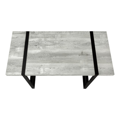 Grey Industrial Computer Desk - 49" L Workstation for Home Office