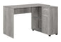 Computer Desk, Home Office, Corner, Storage Drawers, 46"l, L Shape, Work, Laptop, Grey Laminate, Contemporary, Modern