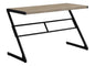 Computer Desk, Home Office, Laptop, 48"l, Work, Brown Laminate, Black Metal, Contemporary, Modern