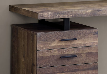 48" Computer Desk with Storage Drawers - Brown Laminate Office Desk