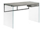 Grey Home Office Desk with Storage Drawer - 48" L