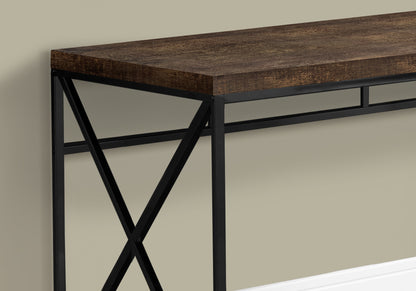 47 Inch Brown Computer Desk - Office Laptop Table