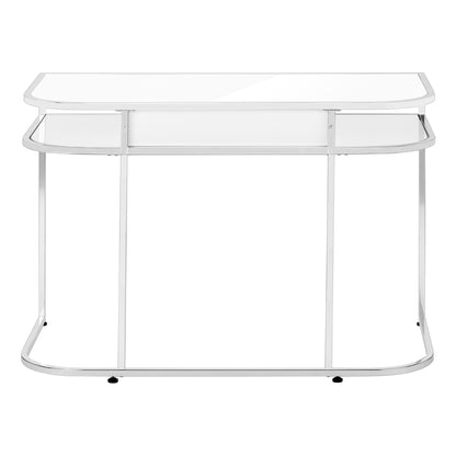 White Computer Desk with Storage Drawers - 48" L Workstation for Home Office
