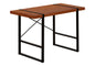 Computer Desk, Home Office, Laptop, 48"l, Work, Brown Laminate, Black Metal, Contemporary, Modern