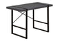 Computer Desk, Home Office, Laptop, 48"l, Work, Grey Laminate, Black Metal, Contemporary, Modern