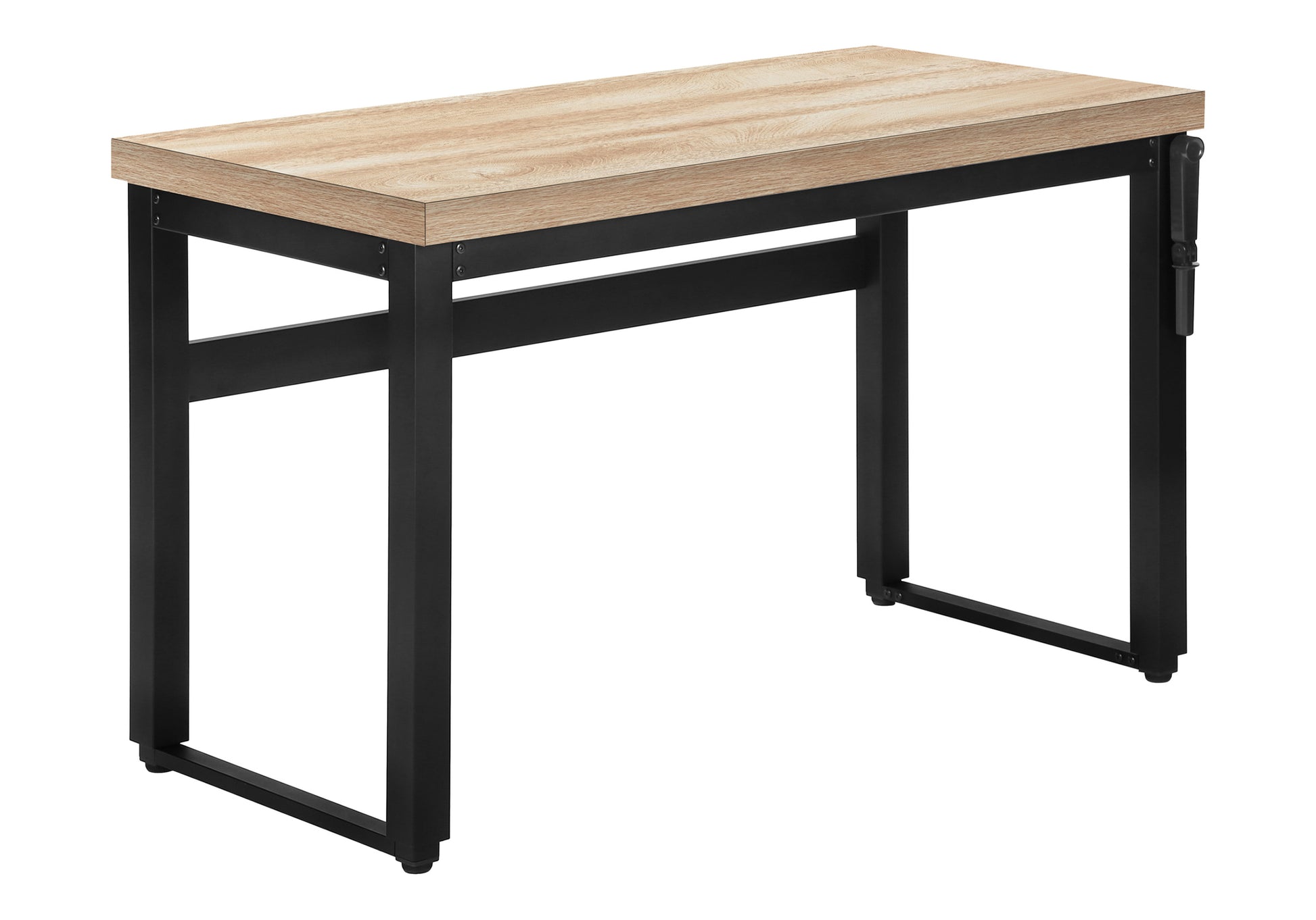 Adjustable Computer Desk - Natural Laminate, 48"L Workstation for Home Office