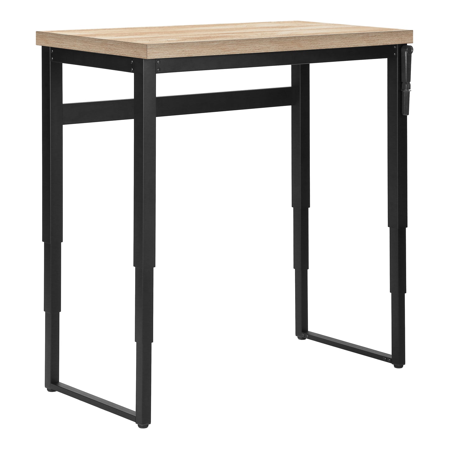 Adjustable Computer Desk - Natural Laminate, 48"L Workstation for Home Office