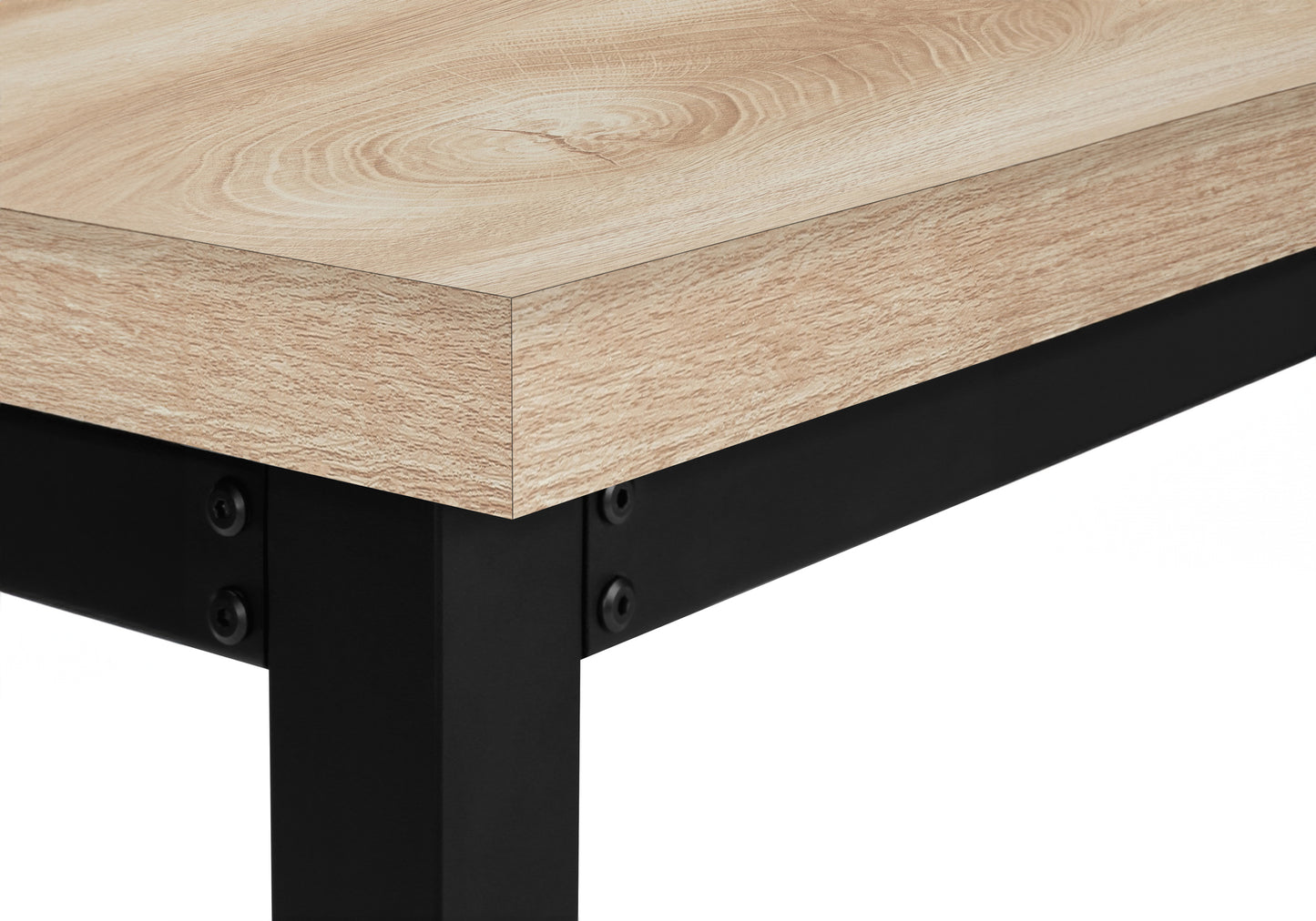 Adjustable Computer Desk - Natural Laminate, 48"L Workstation for Home Office