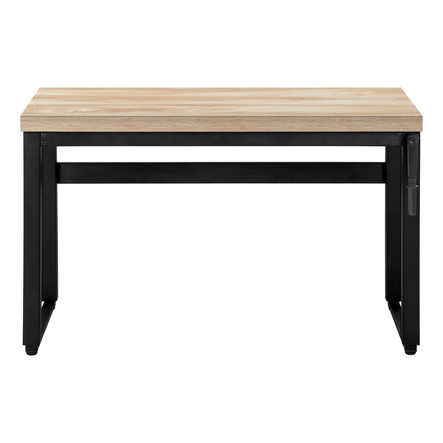 Adjustable Computer Desk - Natural Laminate, 48"L Workstation for Home Office
