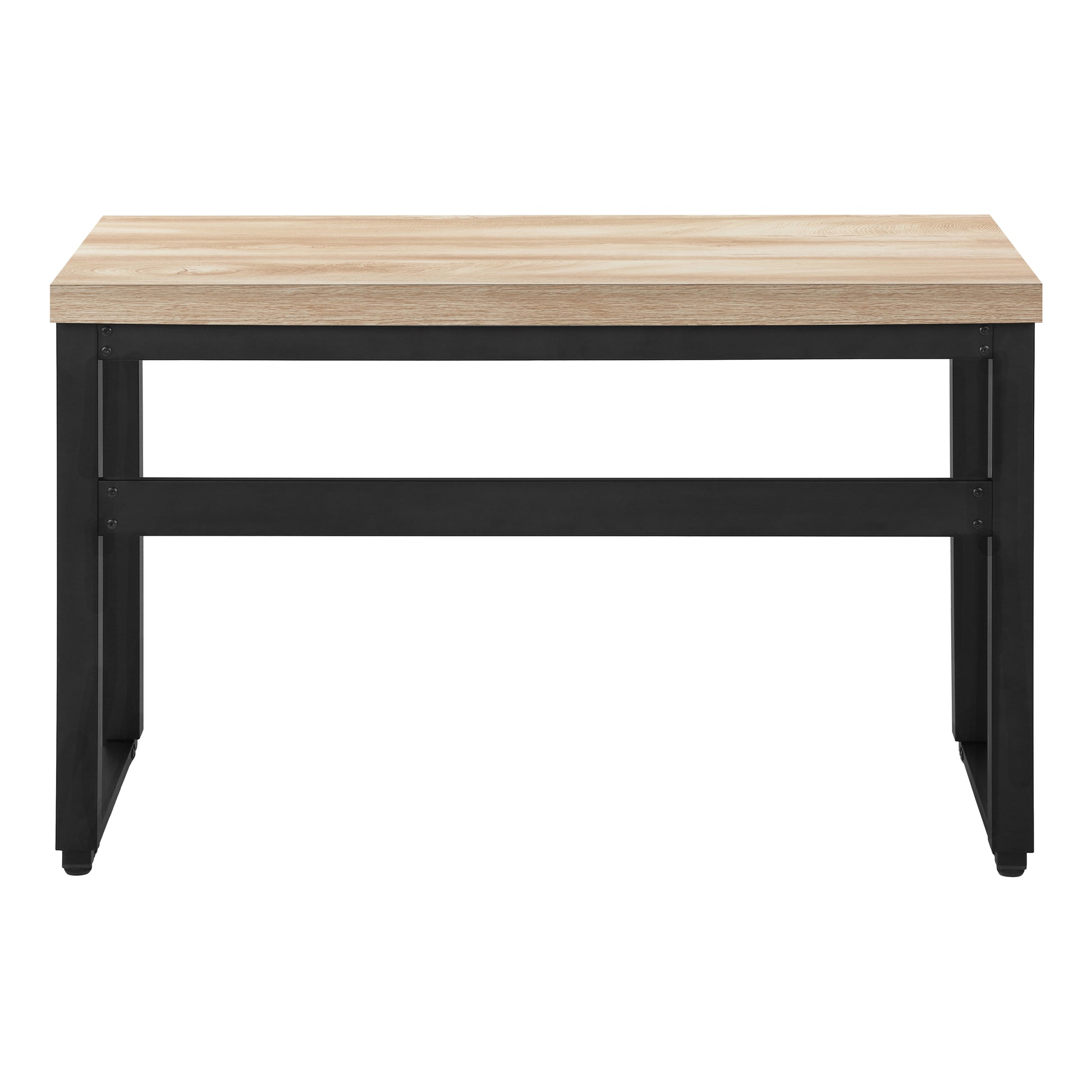 Adjustable Computer Desk - Natural Laminate, 48"L Workstation for Home Office