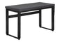 Computer Desk, Home Office, Standing, Adjustable, 48"l, Work, Laptop, Grey Laminate, Black Metal, Contemporary, Modern