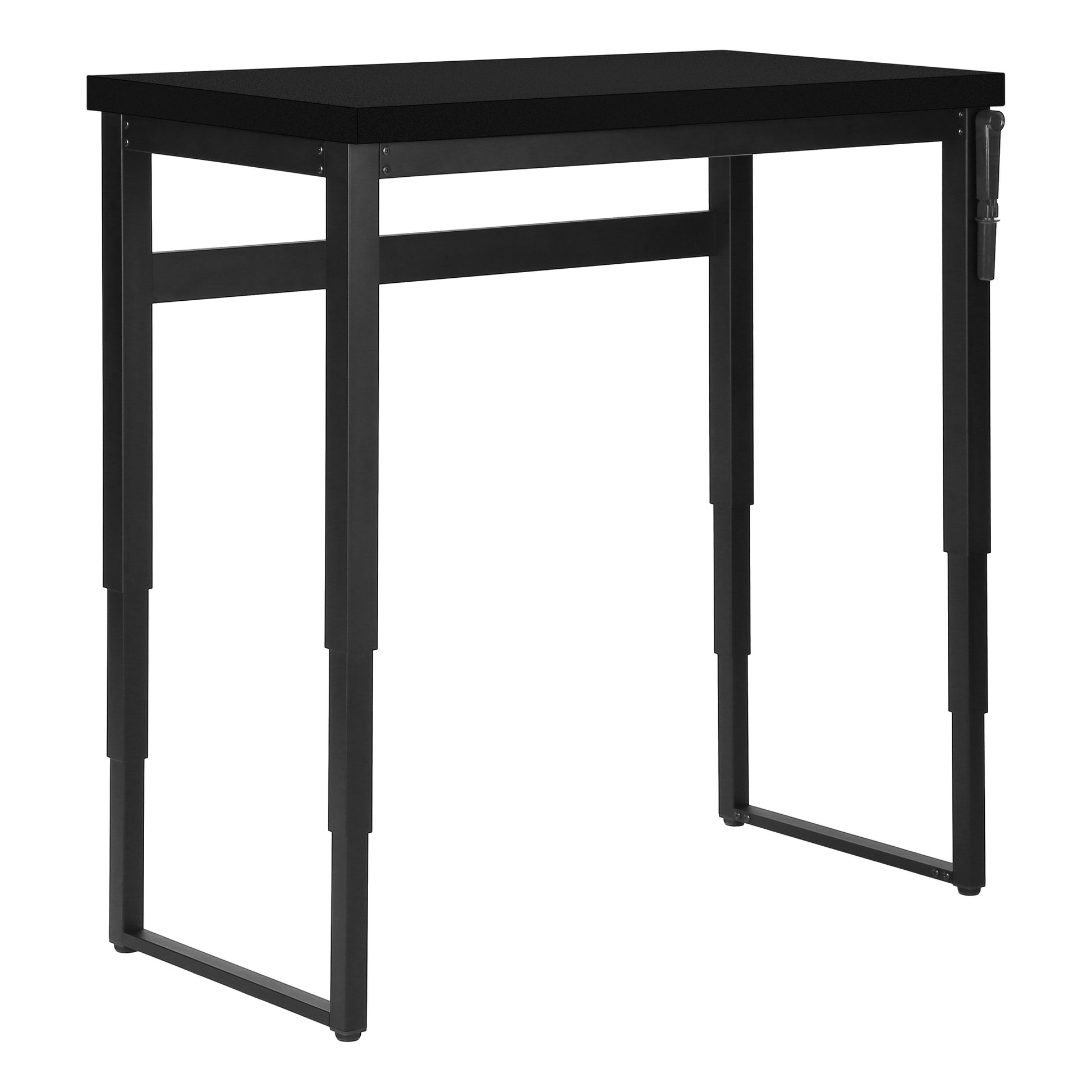 Adjustable Computer Desk - 48" L Black Laminate