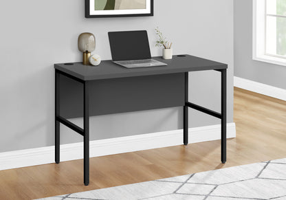 48 Inch Grey Computer Desk - Modern Office Table