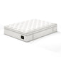 14'' Hybrid Mattress - Queen, Memory Foam & Pocket Springs for Pressure Relief, Fiberglass Free Ergonomic Home White