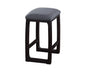 Razo Fabric & Weathered Espresso Counter Height Stool
