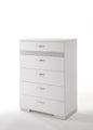 Naima II White High Gloss Finish Chest
